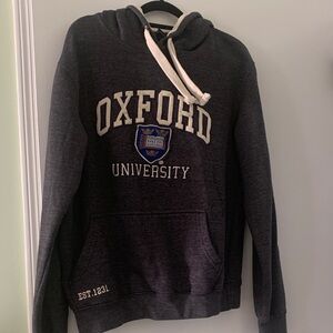 Oxford University Dark Gray Hoodie